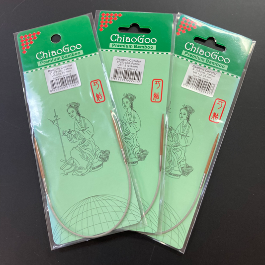 Aiguilles circulaire fixe en Bamboo de ChiaGoo