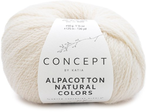 ALPACOTTON NATURAL COLOR de Concept by Katia