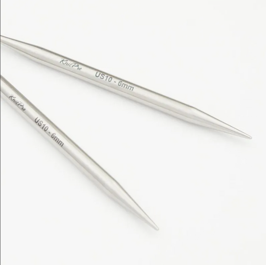 Aiguilles circulaires interchangeables Stelo Lace 5'' de Knitpro