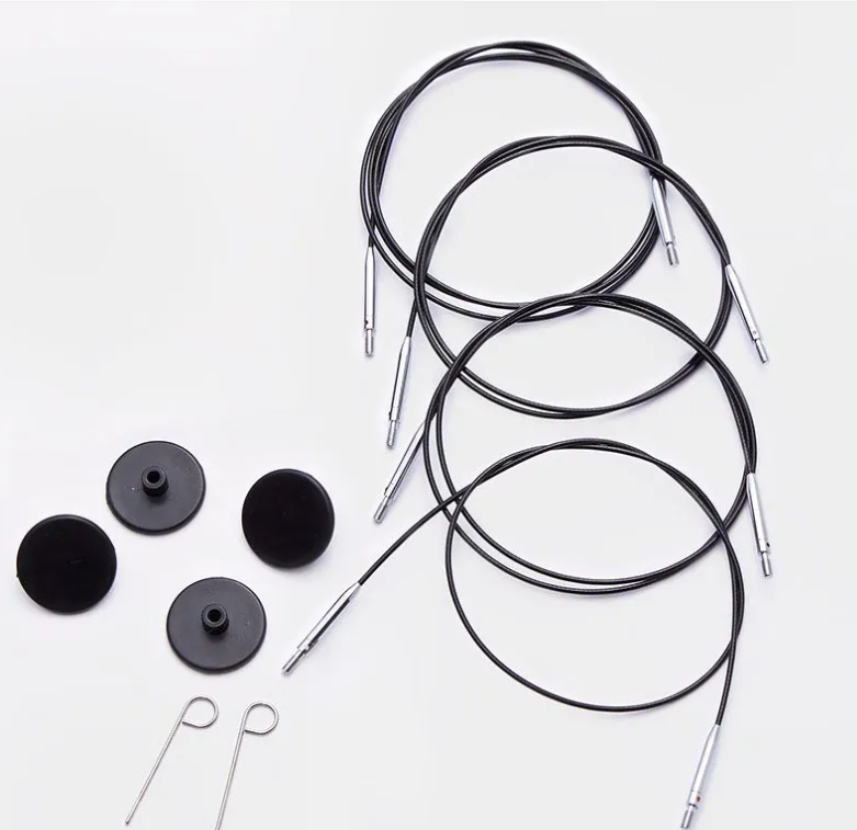 Câbles en acier innoxidable de KnitPro