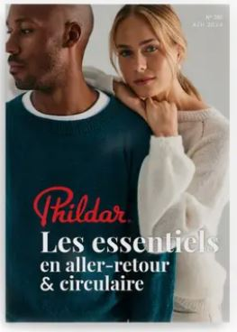 Revue PHILDAR No. 251 - LES ESSENTIELS en Aller-Retour & CIRCULAIRE