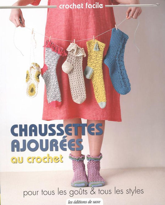 Chaussettes ajourées au crochet