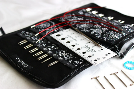 Ensemble TWIST d'Aiguilles Interchangeables Complet  5" (13 cm) de ChiaGoo - 2.75 mm -10 mm