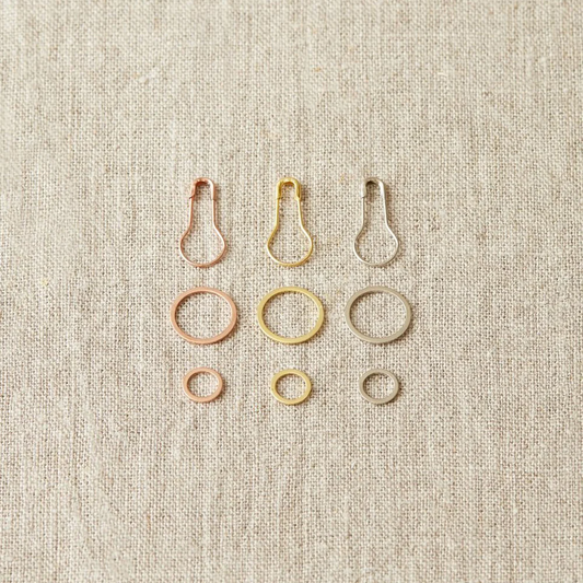 Marqueurs de mailles en métal PRÉCIEUX de Cocoknits