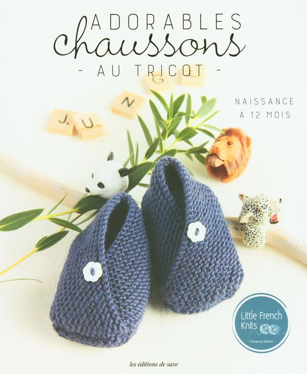 Adorables chaussons au tricot-0 à 12 mois
