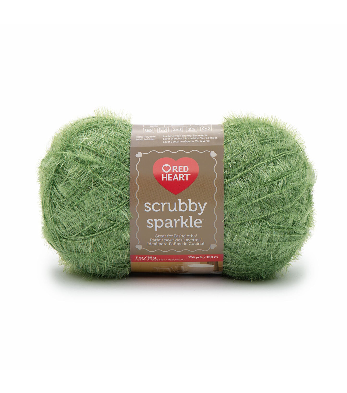 Scrubby Sparkle-Red Heart