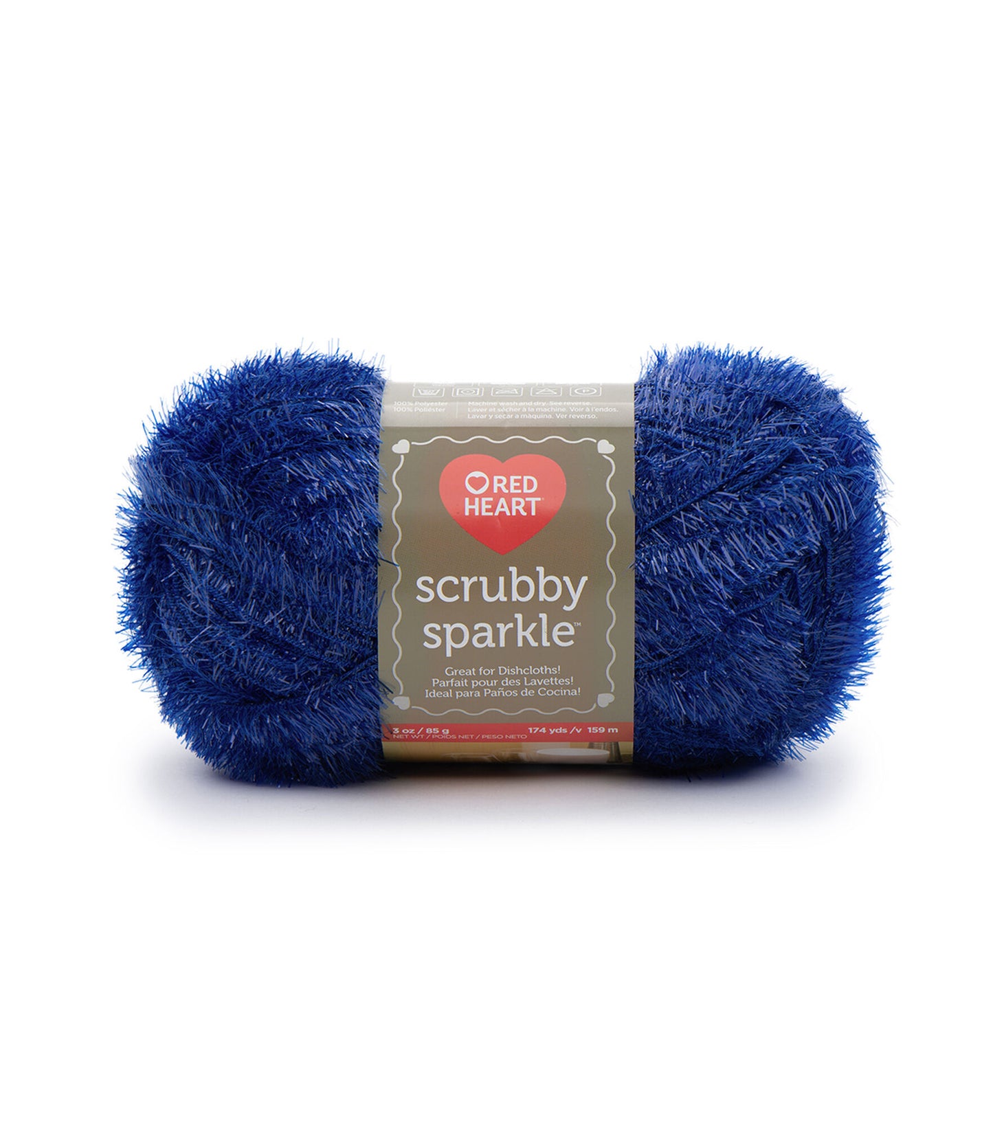 Scrubby Sparkle-Red Heart