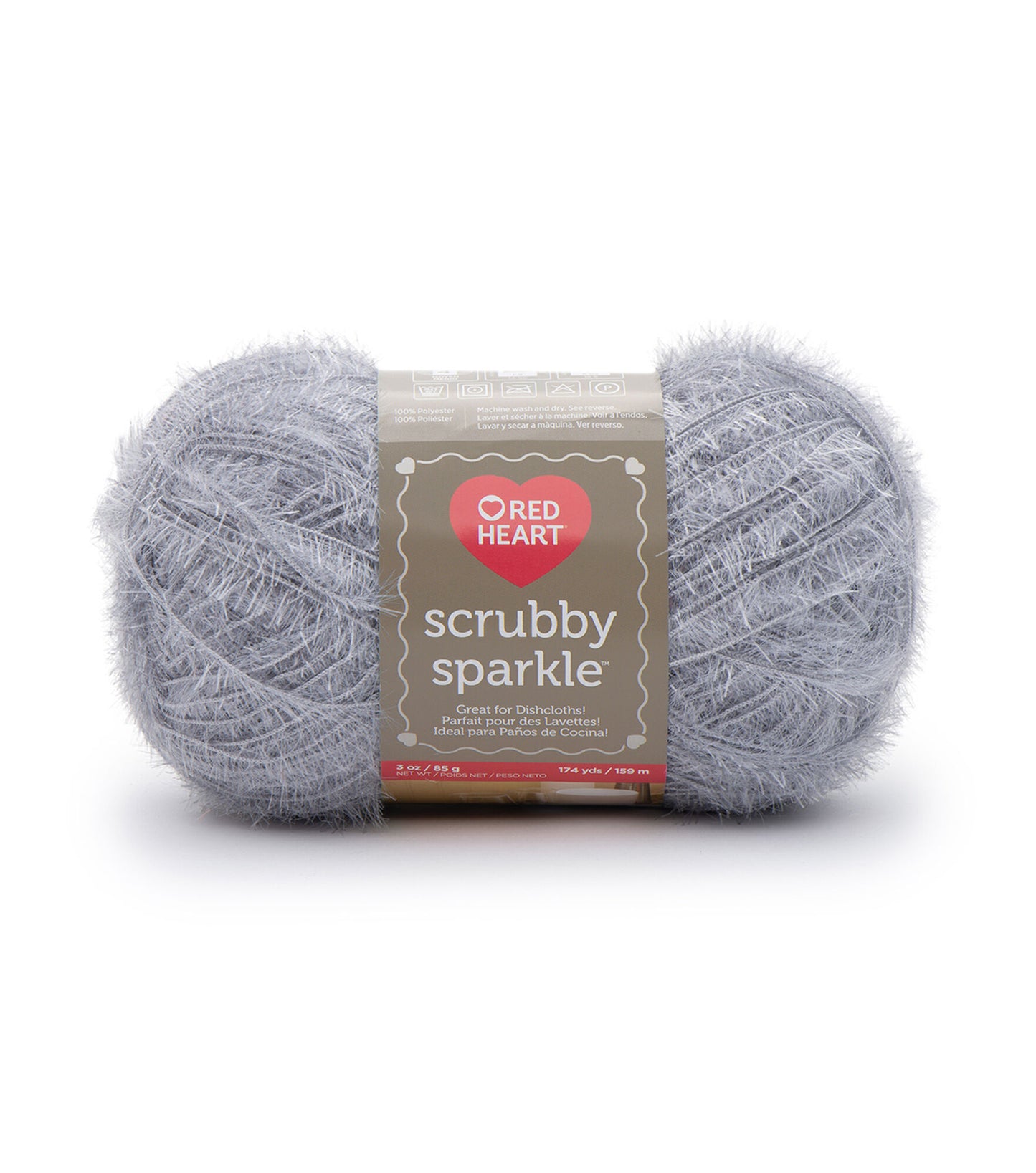 Scrubby Sparkle-Red Heart