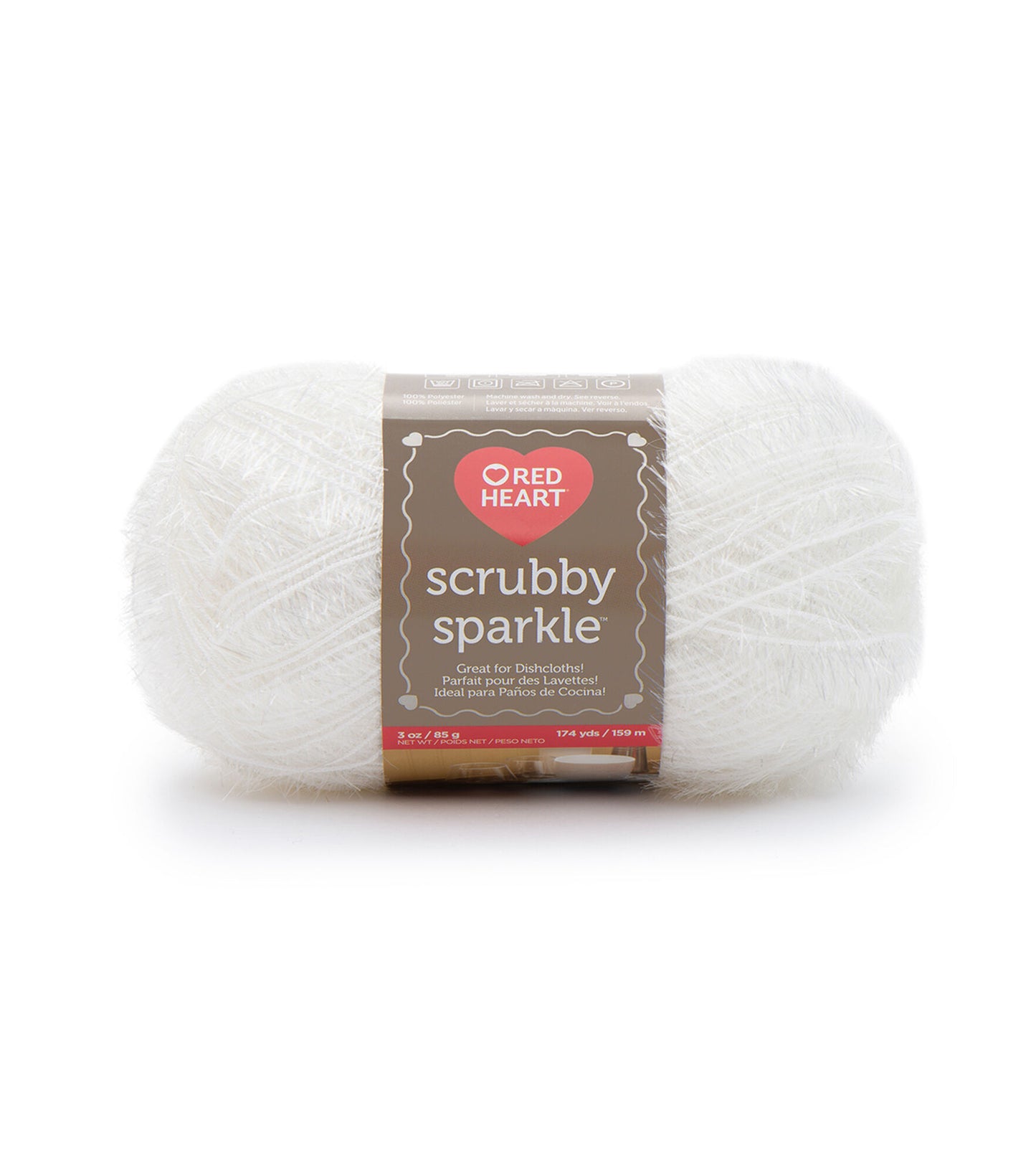 Scrubby Sparkle - Red Heart