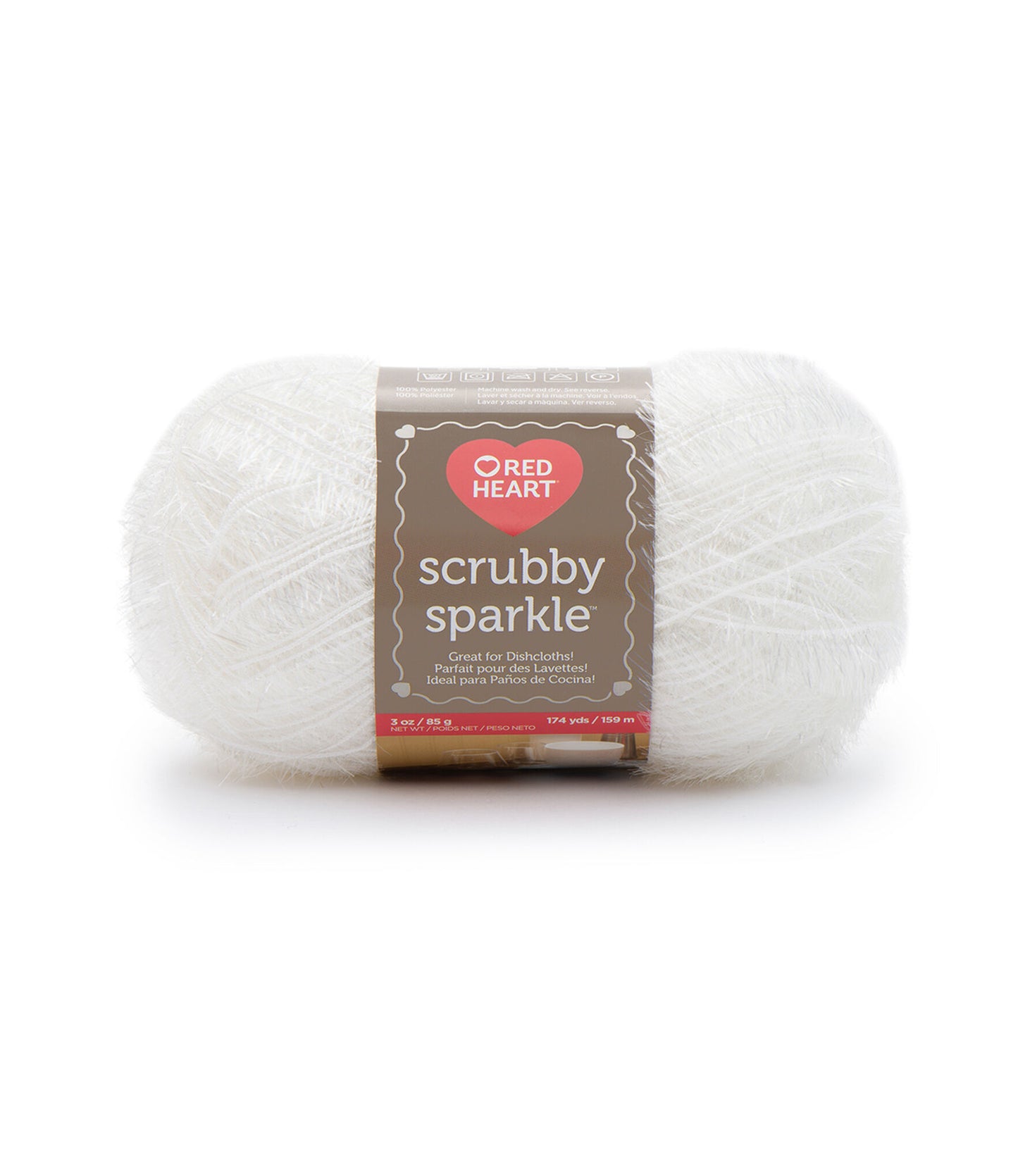 Scrubby Sparkle-Red Heart