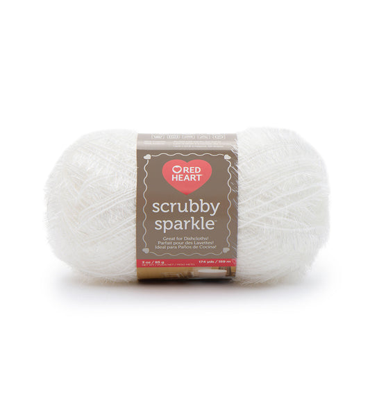 Scrubby Sparkle - Red Heart