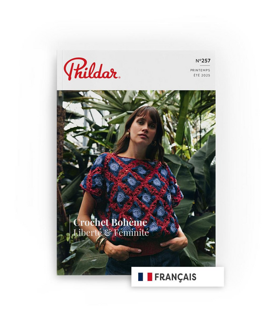 Revue PHILDAR No. 257 Crochet Bohème Printemps Été 2025