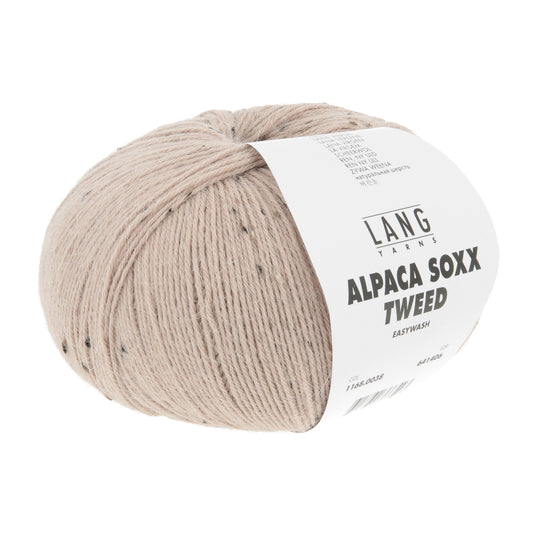 Alpaca Soxx Tweed de Lang