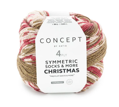 Symmetric Sock & More Christmas de Concept by Katia