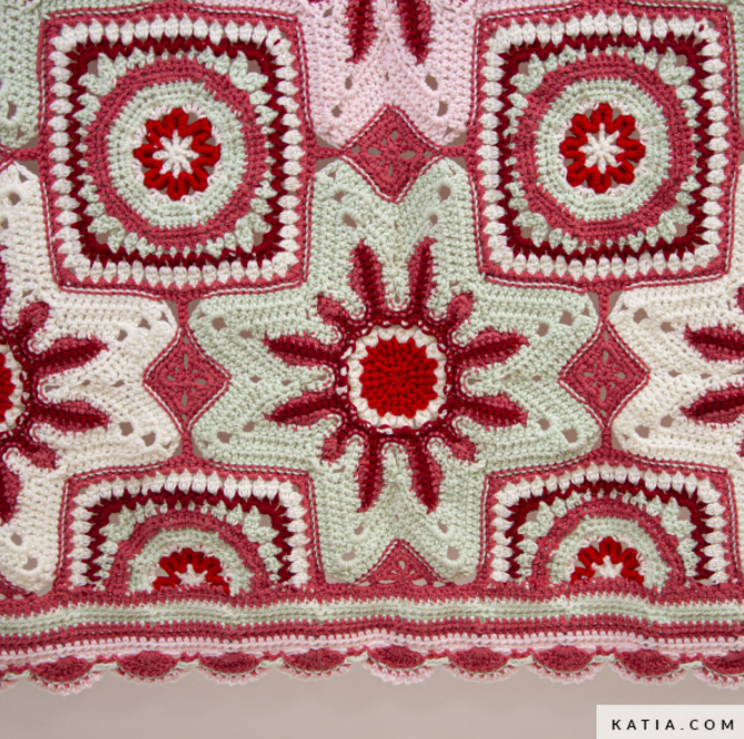 Kit CAL Stars in Bloom : Couverture de Fleurs au Crochet
