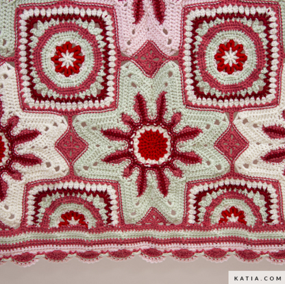 Kit CAL Stars in Bloom : Couverture de Fleurs au Crochet