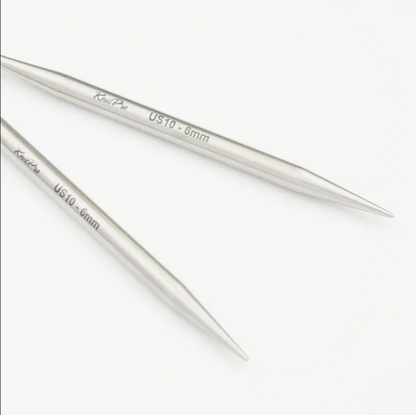 Aiguilles circulaires interchangeables Stelo Lace 4'' de Knitpro