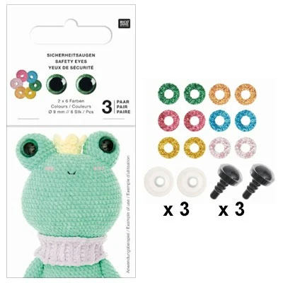 Yeux de sécurité Rico pour peluches