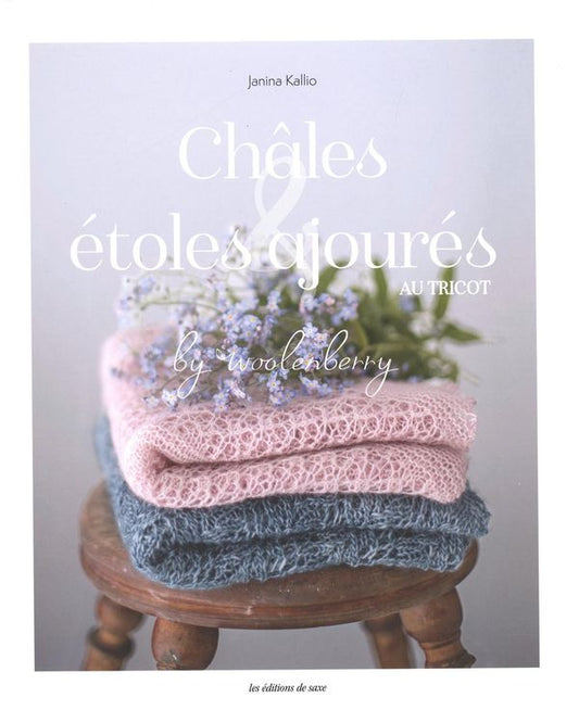 Châles et étoles ajourés au tricot