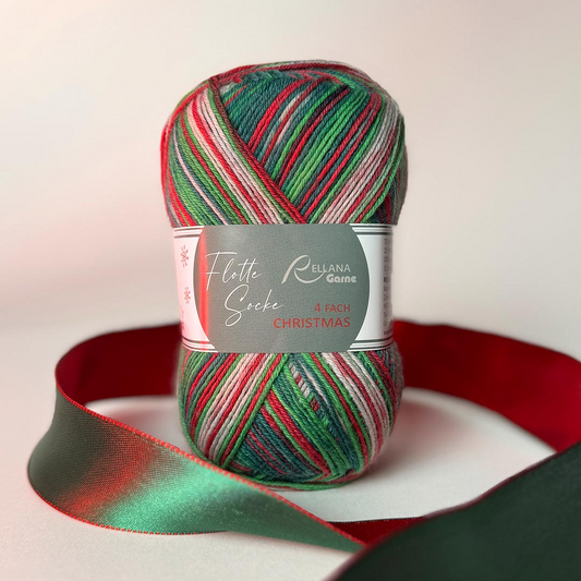 Flotte Socke CHRISTMAS 4 Ply de Rellana Garne