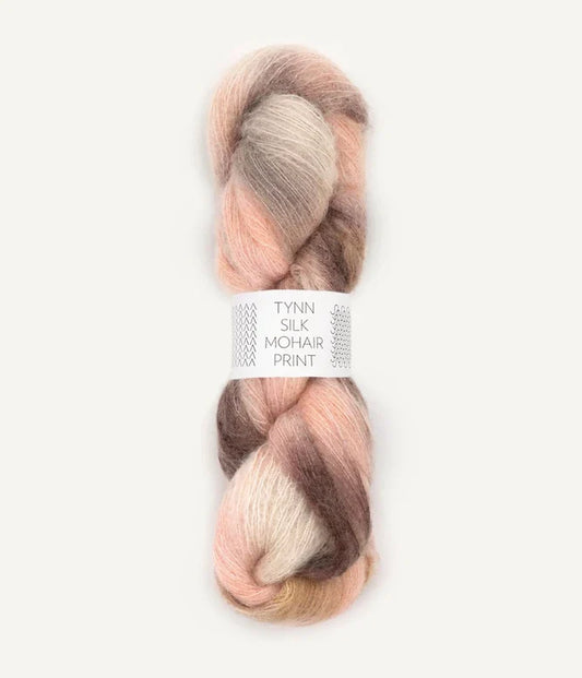 TYNN SILK MOHAIR PRINT de Sadnes Garn