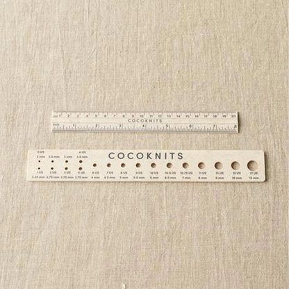 Règle et jauge aimantées de Cocoknits