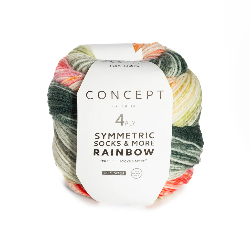 SYMMETRIC SOCKS & MORE - RAINBOW de Concept by Katia