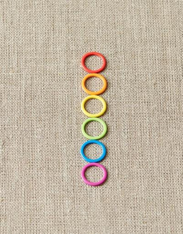 Marqueurs ronds colorés de Cocoknits