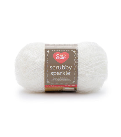 Scrubby Sparkle - Red Heart